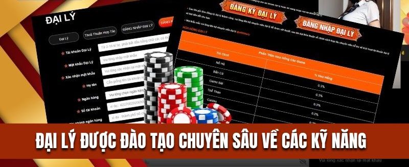 Đại lý được đào tạo chuyên sâu về các kỹ năng 