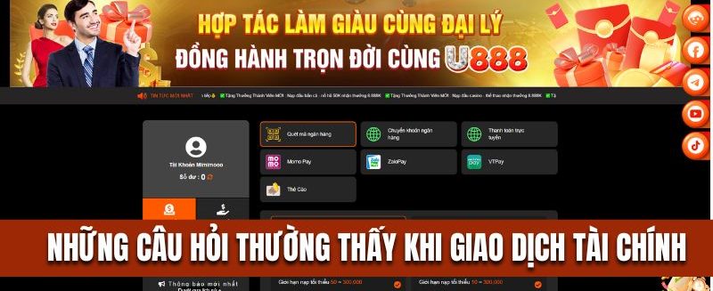 Những câu hỏi nào thường thấy khi nhắc đến giao dịch tài chính