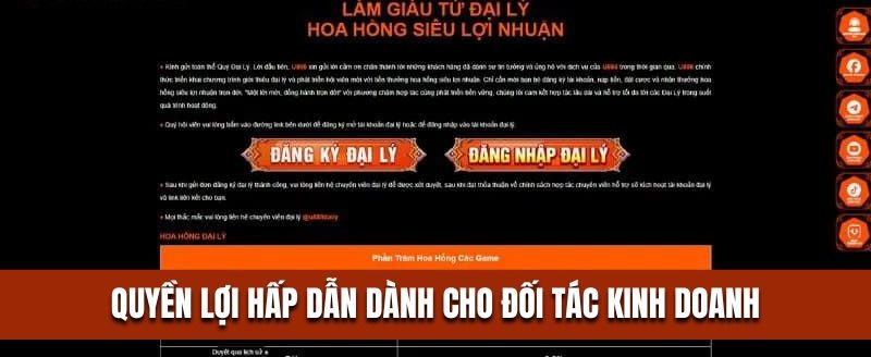Quyền lợi hấp dẫn dành cho đối tác kinh doanh 